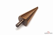 Сверло ступенчатое по металлу 14ст: d=6-32 мм HSS, прямая кромка, Сервис ключ, 72350 Сверло ступенчатое по металлу 14ст: d=6-32 мм HSS, прямая кромка, Сервис ключ, 72350