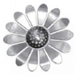 Цветок штампованный 65х65х5 мм 19-1012 Цветок штампованный 65х65х5 мм 19-1012