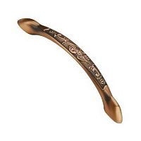 Ручка-скоба мебельная 96 мм бронза KERRON, 72201FS/72013*** Ручка-скоба мебельная 96 мм бронза KERRON, 72201FS/72013***