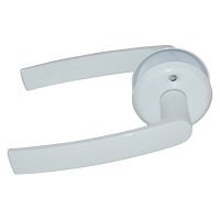 Ручка 116 WW бел. ручка для межком.дверей на розетке без пружины К Ручка 116 WW бел. ручка для межком.дверей на розетке без пружины К