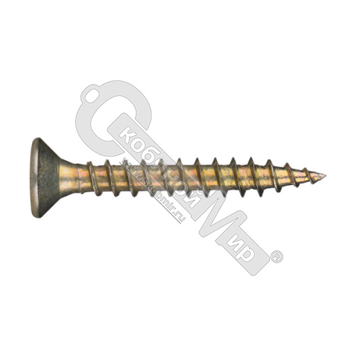 Шуруп потай, универсальный, желтоп 5х60 /1кг/