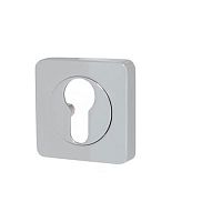 Квадр.розетки с отвер.под цил.цвет:хром матовый CYL Si CS ниж. Квадр.розетки с отвер.под цил.цвет:хром матовый CYL Si CS ниж.