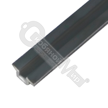 Полозок для щитовых дверей L=2,0 м, черный 