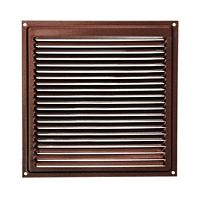 Решетка вентиляционная металлическая 200х200 мм с сеткой, медь /50/ Решетка вентиляционная металлическая 200х200 мм с сеткой, медь /50/