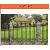 Секция забора ОСАТ 15-02 (От 1 до 1,6 м) (цена за м2) Секция забора ОСАТ 15-02 (От 1 до 1,6 м) (цена за м2)
