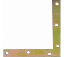 Уголок плоский 1х100 мм, прямоугольный, цинк, 1724*** Уголок плоский 1х100 мм, прямоугольный, цинк, 1724***