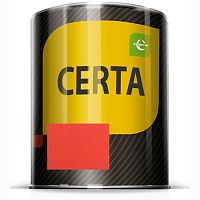 Эмаль "CERTA" термостойкая антикоррозионная до 400°С, красный (0,8 кг) Эмаль "CERTA" термостойкая антикоррозионная до 400°С, красный (0,8 кг)