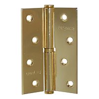 Петля л.сталь.100х70х2,5 РВ (1ВВ) полирован.латунь Петля л.сталь.100х70х2,5 РВ (1ВВ) полирован.латунь