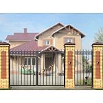 Ворота "Дачные прямые Лоза №1 3.096*2.1 Ворота "Дачные прямые Лоза №1 3.096*2.1