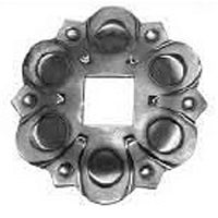 Подпятник штампованный 103х108 мм кв 25 мм 19470-25 Подпятник штампованный 103х108 мм кв 25 мм 19470-25