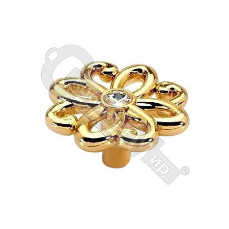 Ручка-кнопка BRASS эксклюзив. коллекция: 24К глянцевое золото, 15.375.46 SWA 19*** Ручка-кнопка BRASS эксклюзив. коллекция: 24К глянцевое золото, 15.375.46 SWA 19***