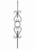 Балясина 980х160 мм квадрат 10 мм Б-138 Балясина 980х160 мм квадрат 10 мм Б-138