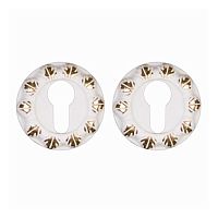 Накладка цилиндровая Apecs DP-C-2402-W/G*** Накладка цилиндровая Apecs DP-C-2402-W/G***