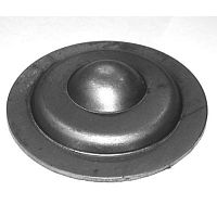 Заглушка штампованная на столб круг d 75x2 мм 3076 Заглушка штампованная на столб круг d 75x2 мм 3076