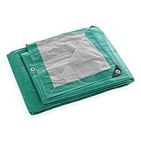 Тент 3x4 м, 120 г/кв.м, зеленый/серебро Тент 3x4 м, 120 г/кв.м, зеленый/серебро