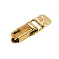 Замок-защелка накидной L=38 мм ОСТ 4Г. 0.440.202-80, желтый цинк (П) Замок-защелка накидной L=38 мм ОСТ 4Г. 0.440.202-80, желтый цинк (П)