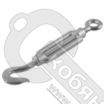 Талреп крюк-кольцо М12х140 DIN1480 /1/ фото 2 Талреп крюк-кольцо М12х140 DIN1480 /1/ фото 2