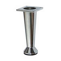 Ножка коническая металлическая h=100 мм, OZКМ 102-06, хром бл., 00002 Ножка коническая металлическая h=100 мм, OZКМ 102-06, хром бл., 00002