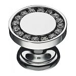 Ручка-кнопка BRASS эксклюзив. коллекция: латунь с кристаллами Swarovski, глянцевый хром, 0776-005*** Ручка-кнопка BRASS эксклюзив. коллекция: латунь с кристаллами Swarovski, глянцевый хром, 0776-005***