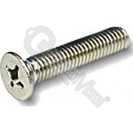 Винт DIN965, цинк 8х60 с потайной головкой /100/ Винт DIN965, цинк 8х60 с потайной головкой /100/