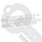 Направляющая роликовая 500 мм, белый, 11207 /11113 / 11480 /25/ фото 2 Направляющая роликовая 500 мм, белый, 11207 /11113 / 11480 /25/ фото 2