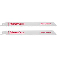 Полотна для сабельной пилы S1122VF 200/1,8-2,5 мм, Bimetal (уп. 2 шт.), PRO Matrix, 782002 Полотна для сабельной пилы S1122VF 200/1,8-2,5 мм, Bimetal (уп. 2 шт.), PRO Matrix, 782002