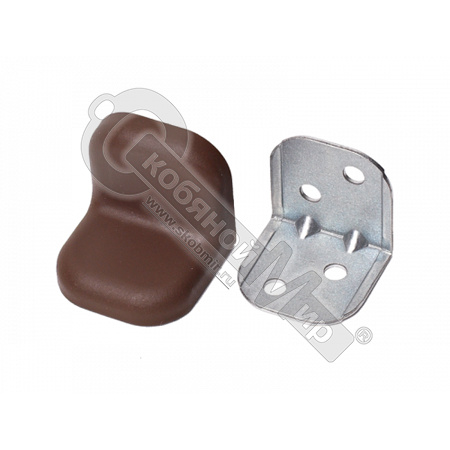 Уголок мебельный с пластиковой накладкой 24х24х25х1,2 мм, венге, 18708 /10/ Уголок мебельный с пластиковой накладкой 24х24х25х1,2 мм, венге, 18708 /10/