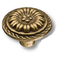 Ручка кнопка классика старая бронза BRASS, 1091.0025.002 Ручка кнопка классика старая бронза BRASS, 1091.0025.002