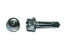 Саморез кровельный без шайбы, сверло, цинк 4,8х16 /200/ Саморез кровельный без шайбы, сверло, цинк 4,8х16 /200/