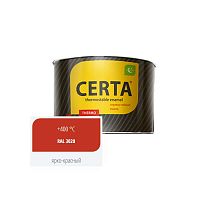 Эмаль "CERTA" термостойкая антикоррозионная до 400°С, красный (~RAL 2002) (4,0 кг) под заказ Эмаль "CERTA" термостойкая антикоррозионная до 400°С, красный (~RAL 2002) (4,0 кг) под заказ