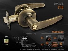 Ручка ТТ4-01 "Нора-М" стар.бронза Ручка ТТ4-01 "Нора-М" стар.бронза