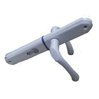 Ручка на планке РДП 1-006-55Ц-Б- БЕЛЫЙ,цилиндр /15/