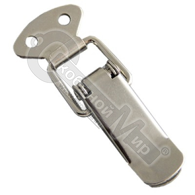 Замок-защелка (лягушка) L=57 мм, никель Замок-защелка (лягушка) L=57 мм, никель