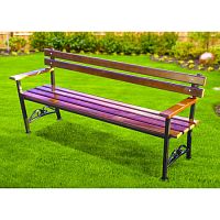 Скамья ДМ с подлокотником, 2.0 м Скамья ДМ с подлокотником, 2.0 м