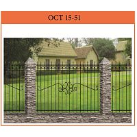 Забор ОСТ 15-51; 15-15-51 (цена за секцию) 2.95*1.8 Забор ОСТ 15-51; 15-15-51 (цена за секцию) 2.95*1.8