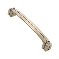 Ручка-скоба 128 мм, CRL-128 BA с кристаллами, бронза, KERRON, 72226*** Ручка-скоба 128 мм, CRL-128 BA с кристаллами, бронза, KERRON, 72226***