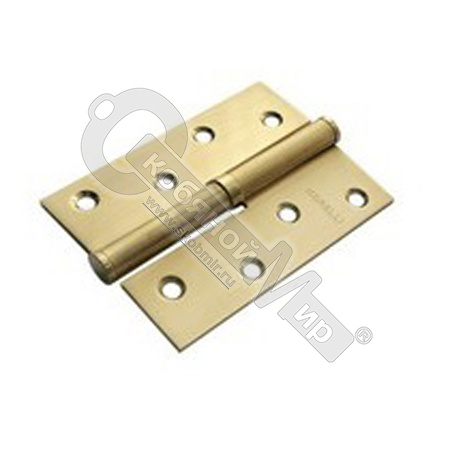 Петля Pallini РН 100х70х2,5 R SG, правая, матовое золото Петля Pallini РН 100х70х2,5 R SG, правая, матовое золото