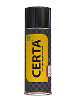 Лак-аэрозоль термостойкий CERTA до 300°С (520 мл), прозрачный полуглянцевый, KRGL0002 Лак-аэрозоль термостойкий CERTA до 300°С (520 мл), прозрачный полуглянцевый, KRGL0002