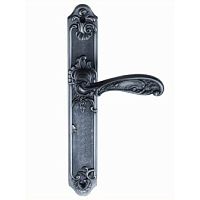 Ручка на дл.планке,проходная FLOR BL. SILVER (PS),черненое серебро Ручка на дл.планке,проходная FLOR BL. SILVER (PS),черненое серебро