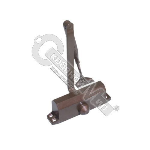 Доводчик DOORLOCK DL77N EN4/5 (90-125 кг), морозостойкий до -35, коричневый 75542
