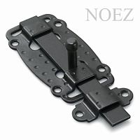 Задвижка дверная НОЭЗ ЗД-100-Пл-S черный матовый (30) Задвижка дверная НОЭЗ ЗД-100-Пл-S черный матовый (30)