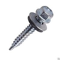 Саморез кровельный, удлинненое сверло, цинк КРсZP P#3 4,8х19 /200/ Саморез кровельный, удлинненое сверло, цинк КРсZP P#3 4,8х19 /200/