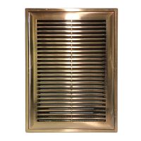 Решетка вентиляционная 150х200 мм, бронза, П1520М  Решетка вентиляционная 150х200 мм, бронза, П1520М