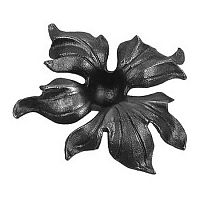Цветок литой 140 /160х4 мм SK23.08/1301  Цветок литой 140 /160х4 мм SK23.08/1301