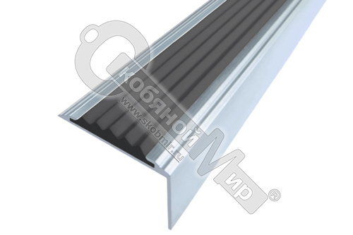 Алюминиевый уголок с резиновой вставкой 37,5х23х900 мм, 11584 Алюминиевый уголок с резиновой вставкой 37,5х23х900 мм, 11584