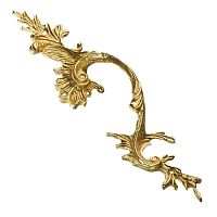 Ручка скоба классика латунь brass, Р11А right Ручка скоба классика латунь brass, Р11А right