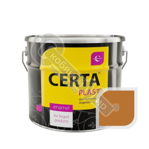 Эмаль "CERTA-PLAST" шоколад глянцевый (0,8кг)