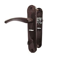 Ручка на планке  РДП-2-023/В-42С-шоколад,лев.с верт./15/