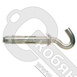 Анкерный болт с крюком-полукольцом М8 10х80 HG /50шт/ фото 2 Анкерный болт с крюком-полукольцом М8 10х80 HG /50шт/ фото 2