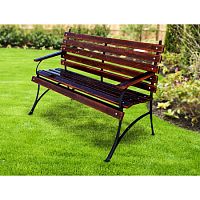 Скамья Элегант с подлокотником, 1.5м Скамья Элегант с подлокотником, 1.5м